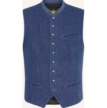 Pánská vesta Hammerschmid Pánská Krojová Vesta Franz Slim Fit, tmavě...