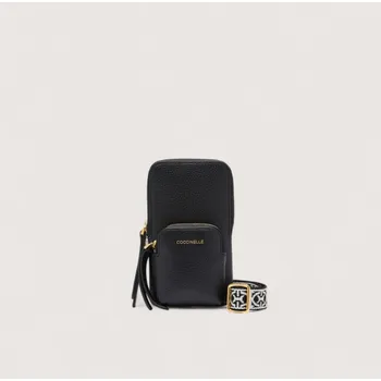 Pouzdro na mobilní telefon COCCINELLE PIXIE KOŽENÉ POUZDRO NA TELEFON NOIR SS26