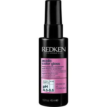 Vlasová regenerace Redken Acidic Color Gloss Heat Protection Treatment - Termoochranný sprej 45 ml Cestovní balení