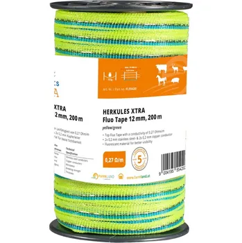Kancelář Herkules Ohradníková páska Xtra Fluo 12mm
