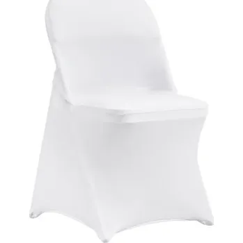 Potah na židli VEVOR Skládací potahy na židle Stretch Spandex, univerzální potah na židli, snímatelné a pratelné ochranné potahy, na svatbu, svátek, banket, večírek, oslavu, stolování (100 ks bílých)