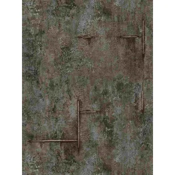 Tapeta A.S. Création | Vliesová tapeta na zeď COSMO Living 79085-5 | 0,53 x 10,05 m | šedá, bronzová, metalická + Šedá, bronzová, metalická vliesová tapeta na stěnu 790855 v rozměru 0,53 x 10,05 m