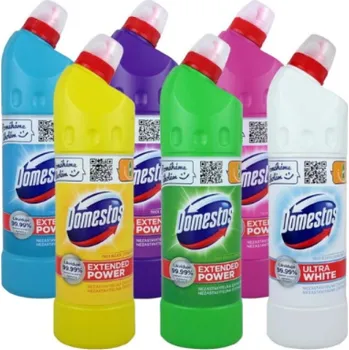 WC čistič Domestos 750 ml různé barvy / kar. - 20 ks