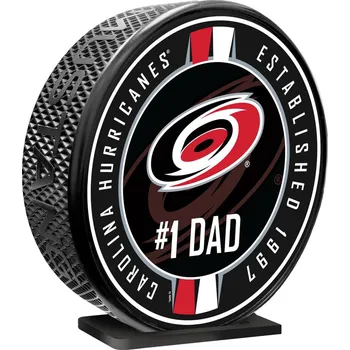 Puk Mustang Puk Carolina Hurricanes NHL 8' Mega puck - #1 Dad Ribbon