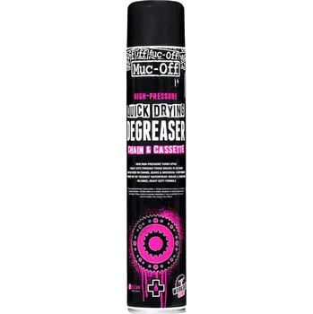 Cyklistické mazivo Muc-Off High Pressure Quick Drying Degreaser-Chain&Cassette 750ml (MUC-OFF HIGH-PRESSURE QUICK DRYING DEGREASER CHAIN AND CASSETTE 750 ml - Vysokotlaký bezoplachový čistič)
