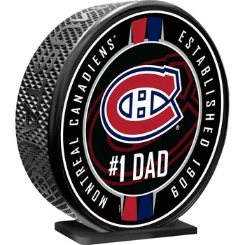 Puk Mustang Puk Montreal Canadiens NHL 8" MEGA Puck #1 Dad Ribbon