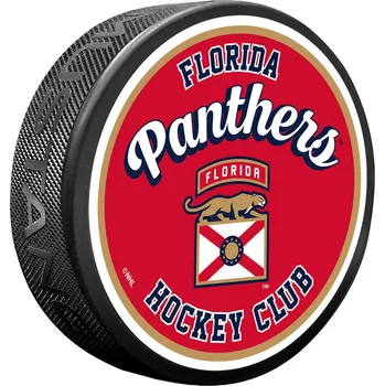 Puk Mustang Puk Florida Panthers NHL Retro Script