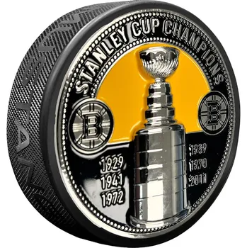 Puk Mustang Puk Boston Bruins NHL Ultra 3D Stanley Cup Medallion