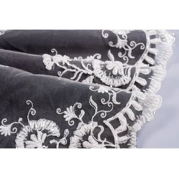 Bordurová krajka s korálky, Luna, II. jakost, 2m, sartor.cz