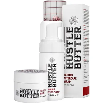 Tělový krém DC Invention Company Hustle Butter sada péče o tetování - Essentials Tattoo Care Kit