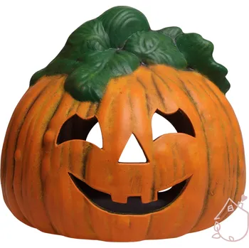 Zahradní dekorace Dýně Zubík oranžová