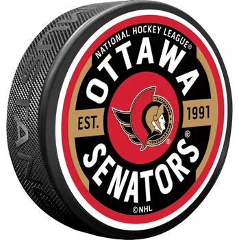 Puk Mustang Puk Ottawa Senators NHL Gear Textured Puck