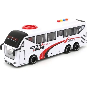 Dětské zboží Alltoys Autobus bílý 1:16
