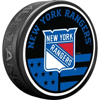 Puk Mustang Puk New York Rangers NHL American Flag Pat Puck