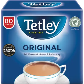Čaj Tetley Original černý čaj 80ks - 250g