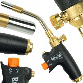 PLYNOVÝ HOŘÁK NA KARTUŠE 7/16', TURBO, ZAPALOVAČ, 4,5 KW, 360 C1084