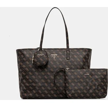 Kabelka Guess POWER PLAY hnědá barva, HWQG71 24240 HWQG71.24240 88X, vel. ONE SIZE