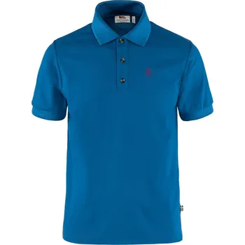 Pánské oblečení tričko pánské FJÄLLRÄVEN Crowley Pique Shirt M Alpine Blue - XS