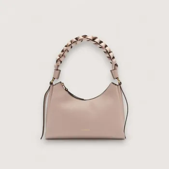 Kabelka BOHEME SMALL GRANA DOUBLE KOŽENÁ KABELKA COCCINELLE ROSETTE/WARM T. AW25