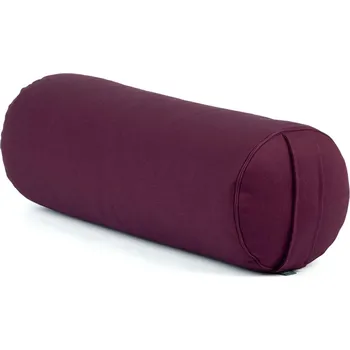Pěnový válec Jóga bolster Bodhi Eco s potahem baklažánová (aubergine) 65 x 20 cm | 5 barev