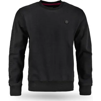 Pánská mikina Thor Steinar Menes Mikina bez Kapuce Černá 3XL