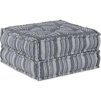 Podsedák Modulární pohovka Pruhovaný Šedá 70 x 70 x 36 cm textil