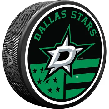 Puk Mustang Puk Dallas Stars NHL American Flag Pat Puck