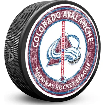 Puk Mustang Puk Colorado Avalanche NHL Center Ice