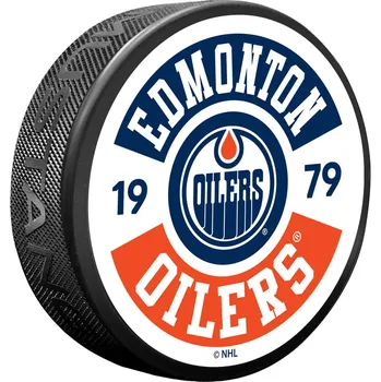 Puk Mustang Puk Edmonton Oilers NHL Cog