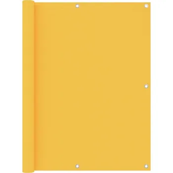 Stínicí technika Balkónová zástěna žlutá 120 x 500 cm oxfordská látka