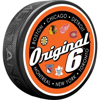 Puk Mustang Puk NHL SCRIPT Textured Hockey Puck - Original 6