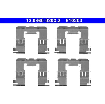 Brzdový kotouč Sada prislusenstvi, oblozeni kotoucove brzdy, 13.0460-0203.2