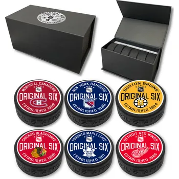 Puk Mustang Puk NHL Collectible Puck Set - Original 6