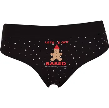 Souprava dámského spodního prádla Dámské kalhotky PS1081 černá velikost S-34/36