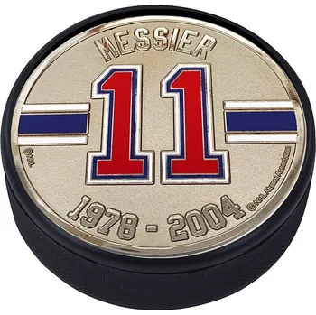 Puk Mustang Puk New York Rangers NHL Silver Medallion - Mark Messier