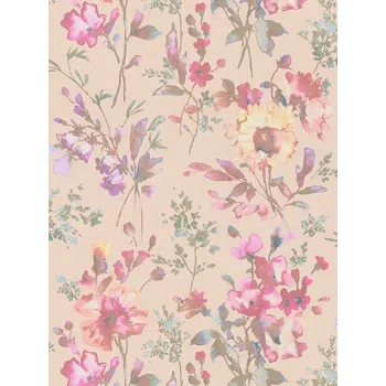 Tapeta A.S. Création | Vliesová tapeta na zeď COSMO Living 79061-3 | 0,53 x 10,05 m | růžová, zelená, žlutá, fialová + Růžová, zelená, žlutá, fialová vliesová tapeta na stěnu 790613 v rozměru 0,53 x 10,05 m