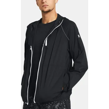 Pánská větrovka Pánská bunda Under Armour LAUNCH LIGHTWEIGHT JKT-BLK Velikost: S