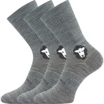 3PACK ponožky VoXX merino světle šedé (Barefootan merino-grey) S Možnost vrácení zboží ZDARMA do 120 dnů!