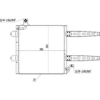 Výparník klimatizace QWP Kondenzátor klimatizace QWP WAC395
