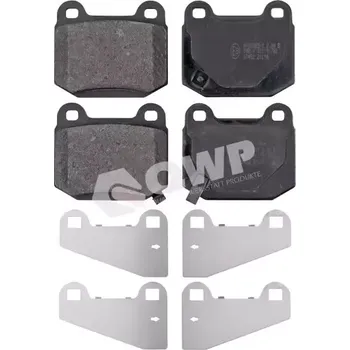 Brzdová destička QWP Sada brzdových destiček QWP WBP1348