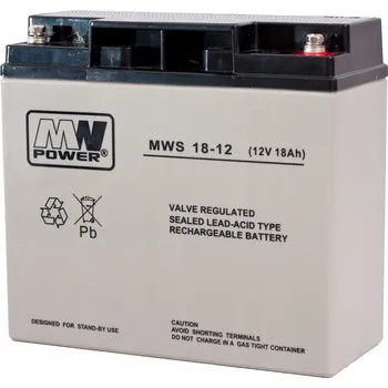 Záložní baterie MWS 18-12 12V 18Ah
