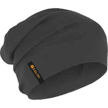 Čepice EGLOO MERINO LIGHT čepice NJORD, černá Velikost: M