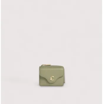 Kabelka COCCINELLE C-ME KOŽENÉ POUZDRO NA KARTY GREENERY AW25