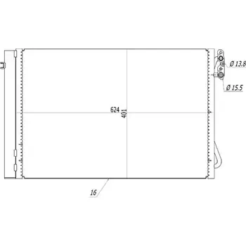 Výparník klimatizace QWP Kondenzátor klimatizace QWP WAC434