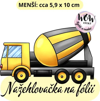 Nažehlovačky na fólii Nažehlovačka na fólii, MÍCHAČKA, 1 kus Zvolte VELIKOST motivu ZDE:: Menší