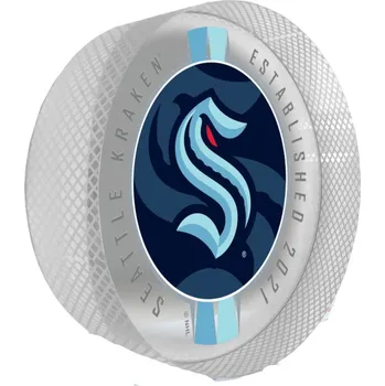 Puk Mustang Puk Seattle Kraken NHL Crystal Ribbon