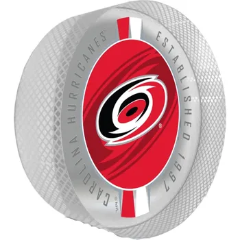 Puk Mustang Puk Carolina Hurricanes NHL Crystal Ribbon