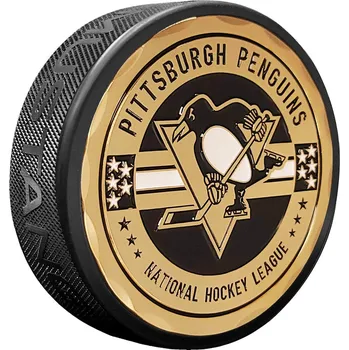 Puk Mustang Puk Pittsburgh Penguins NHL Stars & Stripes Medallion