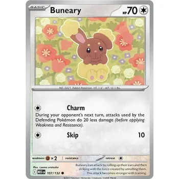 Karetní hra Buneary 107/132 - Mega Evolution Typ karty: Reverse Holo
