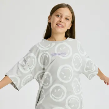 Reserved - Tričko SmileyWorld® - světle šedá - 472FT-09X - 472FT-09X-146